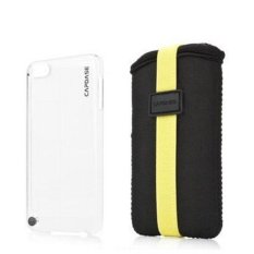 Capdase Apple iPod Touch 5 Case Karapace Value Set Finne DS Slipin - Hitam