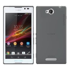 Capdase Case For Sony Xperia C S39h Tinted - Hitam Soft Jacket