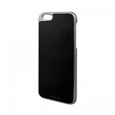 Capdase Posh Genuine Leather Case With Card Slot iPhone 6 / 6s - Abu-Abu/Hitam