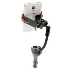 Car Mount Dual USB Car Charging for Samsung Galaxy S IV / S III / Ace 3 / Note III / Note II, DC 5V / 2A, Support 360 Degree Rotation (Intl)