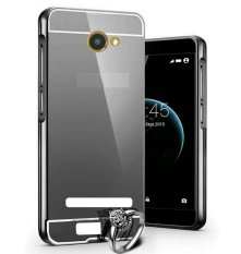 Case Andromax A Bumper Mirror Slide - Hitam