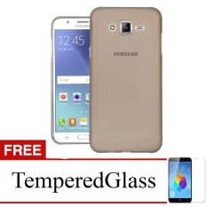 Case for Samsung Galaxy Ace 3 / I7270 - Abu-abu + Gratis Tempered Glass - Ultra Thin Soft Case