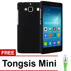 Case for Xiaomi Redmi 2 / 2 Prime / 2 Pro / 2S Ultra KIN Case Hard Like Nillkin Frosted - Hitam + Gratis Tongsis Mini Random