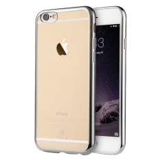 Case iphone 5/5S/SE Softcase List Chrome- Silver