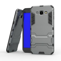 Case untuk Samsung Galaxy J7 Kick Stand Series - Abu - abu