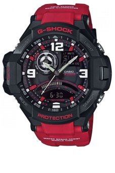 casio g shock g aviation gravity defier jam tangan pria merah karet ga 1000 casio g shock g aviation gravity defier jam tangan pria merah karet ga 1000