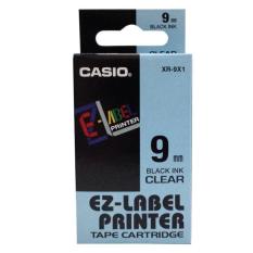 Casio Label XR-9X1 9mm Black On Clear