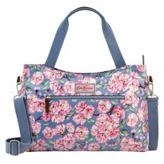 Cath Kidston Blossom Bunch Zipped Handbag - Biru