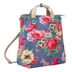 Cath Kidston Matt Oilcloth Multi Strap Backpack Crossbody Bag Bloomsbury Bouquet Blue- Intl