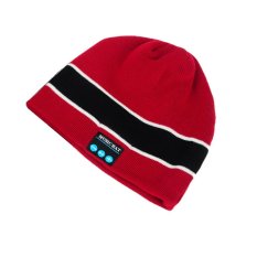 CatWalk Soft Warm Beanie Hat Wireless Bluetooth Smart Cap Headset Headphone Speaker Mic (Red) (Intl)