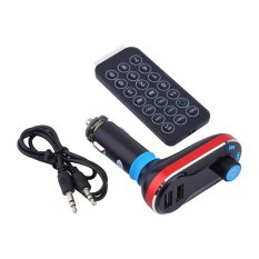 CHEER Bluetooth Car Kit Charger MP3 Player FM Transmitter For iPhone6 6Plus Samsung red (Intl)