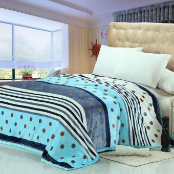 chelsea selimut bulu halus tebal blue dots lazada indonesia chelsea selimut bulu halus tebal blue dots lazada indonesia