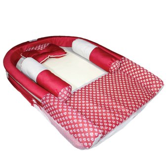 cintaka kasur bayi kolam bumper kelambu motif print hati cintaka kasur bayi kolam bumper kelambu motif print hati