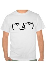 Clothing Online Tshirt Funny The FACE - Putih