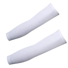 Cocotina Sport Football Basketball Cycling Strech Leg Knee Long Sleeve (White) - M