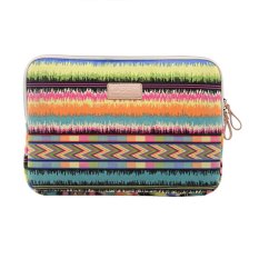Colored Geometry Shape Canvas Fabric 13 Inch Laptop Sleeve Macbook / Macbook Pro / Macbook Air Sleeve Case Dell / Hp /Lenovo/sony/ Toshiba / Ausa / Acer /Samsun Ultrabook Bag Cover(No Hand) (Intl)