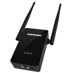 COMFAST 300Mbps Dual 5dBi Antennas Wireless Router WiFi Repeater Network Range Expander US Plug- Intl