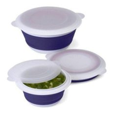 Cooks Habit Progresive Collapsible Bowl Set 3 - Blue