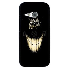 Cool Big Smlie Pattern Phone Case for HTC One M8 Mini (Black)