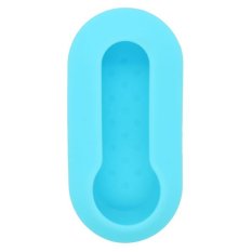 CV9261LB Silicone Cover Holder Fit for Fiat 500 Flip Remote Key (Light Blue)