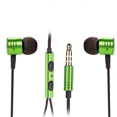 Cyber New 3.5mm Piston Piston In-Ear Earbuds Earphone Headset Headphone For iPhone For Android Phones ( Green )- Intl