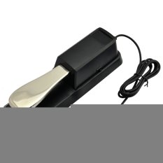 Damper Sustain Pedal For Yamaha Piano Casio Keyboard Sustain Ped Black (Intl)