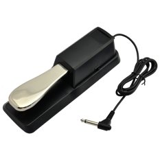 Damper Sustain Pedal For Yamaha Piano Casio Keyboard Sustain Ped Black (Intl)