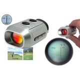 Digital Zoom 7X18 Golf Electronic Rangefinder Range Finder Golf Scope Telephoto with Padded Protective Case