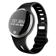 E07 Smart Watch Bluetooth 4.0 IP67 Water Resistance Smart Watch For Android And iOS(Black) - Intl