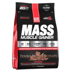 Elite Labs Mass Muscle Gainer 20 lbs - Chocolate