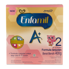 Enfamil A+ 2 Susu Bayi - Plain - 400 gr Box