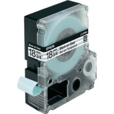 Epson LK-5TBN 18mm Black on Transparent Label Tape Cartridge