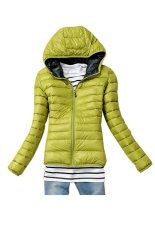 Fancyqube Hooded WinterJacket Cotton Padded Coat Green