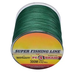 Fancytoy 1pc 300M braided line Army Green Color Fishing Line 28-100LB PE Line A3