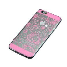 Fang Fang Silicone TPU Soft Vintage Clover Clear Case Cover for Iphone SE / 5S / 5 (Pink)