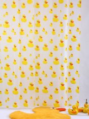 Fantasy PVC Shower Curtain Duck / Tirai Kamar Mandi