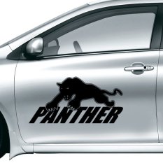 Fashion Panther Car Sticker Waterproof Reflective Decal Vinyl Custom Made Your Car DIY Car Decoration black (Intl)