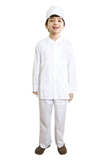 Fayrany Busana Muslim Anak Koko FKP-004A - Putih