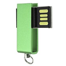 FbscTech Metal Mini Green Swivel Style 32GB USB 2.0 Flash Drive Memory Disk Digital Data Traveler with Free Wrist Strap and Neck Strap- Intl