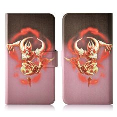 Fire Fighting Horrific Monster PU Leather Flip Case Cover For LG Optimus L9 P760 P765