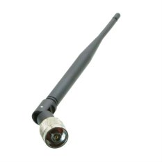 Fliegend Antenna 2.4GHZ 2.4G 5dBi RPN Male Jack for Omni Wireless WiFi Router (Black) (Intl)