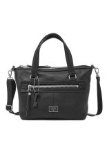 Fossil Dawson Xbody Satchel - Hitam