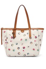 Fossil Sydney Shopper White Multi - White Multi