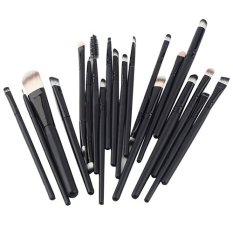 Foundation Eyeshadow Eyeliner Lip Makeup Brushes and Applicators Cosmetic Tool Soft - 20 Pcs