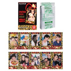 Fujifilm Fuji Instax Mini Kitty Leopard Instant 10 Film for Fuji 7s 8 25 50s 70 90/ Polaroid 300 Instant Camera/ Share SP-1 Printer (Intl)