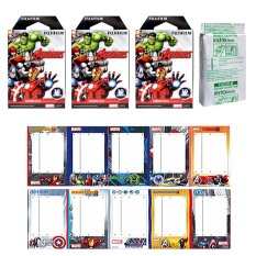 Fujifilm Instax Mini Avengers Instant 30 Film for Fuji 7s 8 25 50s 70 90/ Polaroid 300 Instant Camera/ Share SP-1 Printer - INTL