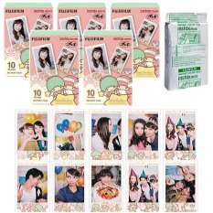 Fujifilm Instax Mini Little Twin Star Instant 50 Film for Fuji 7s 8 25 50s 70 90 / Polaroid 300 Instant Camera / Share SP-1 Printer - INTL
