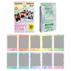 Fujifilm Instax Mini Shiny Star Instant 10 Film for Fuji 7s 8 25 50s 70 90 / Polaroid 300 Instant Camera / Share SP-1 Printer - INTL