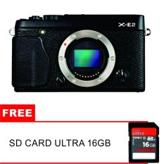 Fujifilm Kamera Mirrorless Fuji X-E2 BO Body Only – 16.3 MP - Hitam