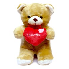 Galeri Boneka Boneka Teddy Bear Love (Coklat)